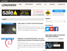 Tablet Screenshot of linuxnov.com